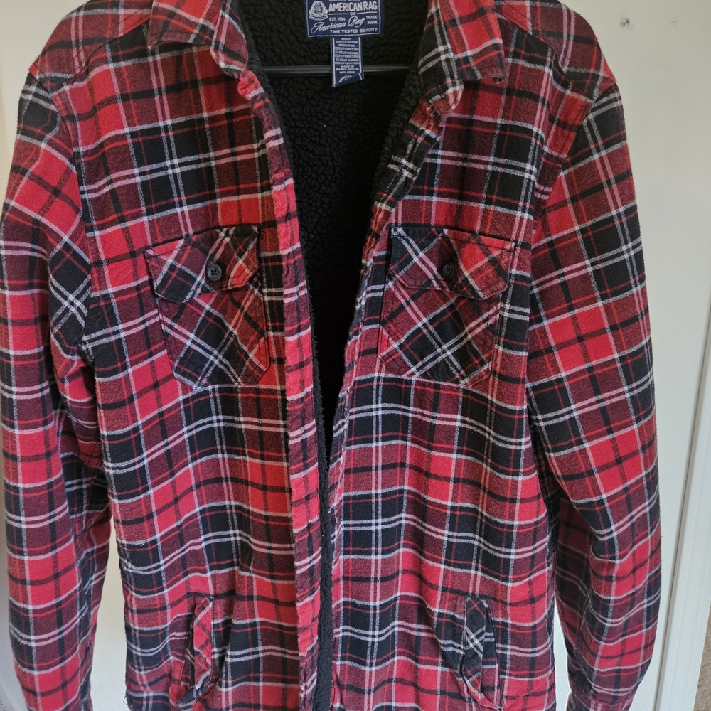 American Rag Black Faux Fur Jacket